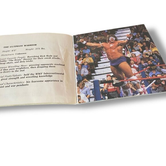 WWF Superstars Of Wrestling 1989 Sticker Book W/ 12 Collector Stickers Intact - Picture 8 of 8